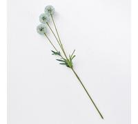 BLOOM Artificial Single Allium Spray Stem - Faux Silk Flowers, Rustic Wedding Flowers & Decorations, Fake Foliage Flower Stems, Indoor Floral Botanical Home Decor - Measures L73.5cm