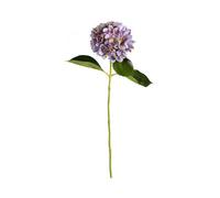 Bloom Artificial Single Charlotte Mauve Hydrangea Stem 65Cm - Faux Silk Flowers, Fake Foliage Stems, Indoor Home Decorations