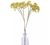 Bloom Artificial Single Dill Spray Stem - Faux Fake Silk Flower Indoor Home Floral Decoration - Measures L42cm in Yellow Bloom Yellow