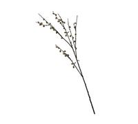 BLOOM Artificial Single Mini Pinecone Spray Stem 50cm - Faux Silk Flowers, Rustic Wedding Flowers & Decorations, Fake Foliage Flower Stems, Indoor Home Decor, Vase Not Included