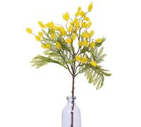 Bloom Artificial Single Nutgrass Spray Stem - Faux Fake Silk Flower Indoor Home Floral Decoration - Measures L60cm in Yellow Bloom Yellow