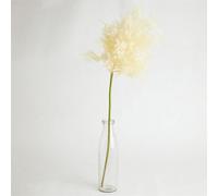 Bloom Artificial Single Tall Ivory Flowering Smoke Bush Spray Stem - Faux Fake Silk Flower Indoor Home Floral Decoration - L86Cm