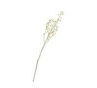 Bloom Artificial Single White Oncidium Orchid Flower Stem - Faux Fake Silk Flower Indoor Floral Home Decoration - Measures L60Cm
