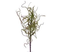 BLOOM Artificial Single Withered Moss Stem 46cm - Faux Silk Flowers, Rustic Wedding Flowers & Decorations, Fake Foliage Flower Stems, Indoor Home Decor, Vase Not Included