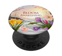 Bloom Awakening Where Flowers Rise from Winter Slumber PopSockets Adhesive PopGrip