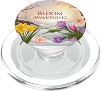 Bloom Awakening Where Flowers Rise from Winter Slumber PopSockets PopGrip for MagSafe