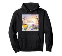Bloom Awakening Where Flowers Rise from Winter Slumber Pullover Hoodie