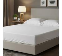 Bloom Bedding Super King Fitted Sheet 400 Thread Count 100% Egyptian Cotton 25cm Deep Pocket Fitted Sheet Super King Soft & Breathable Sheets