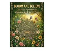 Bloom & Believe: A Sacred Affirmations Coloring Book for the Soul