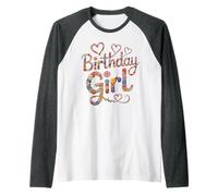 Bloom Birthday Girl Grandma Gardening Flowers Bestie Raglan Baseball Tee