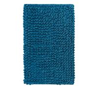 BLOOM BLENDS Jumbo Loop Bathroom Mat - Non-Slip, Quick Dry & Super Absorbent - Soft Microfiber Bath Rug for Shower, Bath & Toilet - Durable Water-Resistant Floor Mat (Teal)