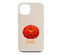 Bloom Bold Live Bright Red Carnation Flower Case for iPhone 13