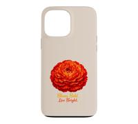 Bloom Bold Live Bright Red Carnation Flower Case for iPhone 13 Pro Max