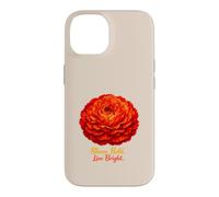 Bloom Bold Live Bright Red Carnation Flower Case for iPhone 14