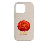 Bloom Bold Live Bright Red Carnation Flower Case for iPhone 14 Pro Max