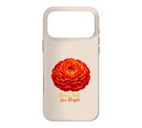 Bloom Bold Live Bright Red Carnation Flower Case for iPhone 17 Pro Max