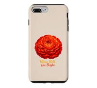 Bloom Bold Live Bright Red Carnation Flower Case for iPhone 7 Plus/8 Plus