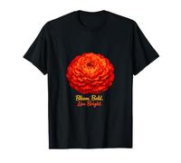Bloom Bold Live Bright Red Carnation Flower T-Shirt