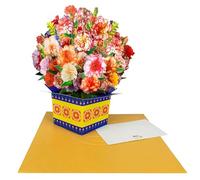 Bloom Box Carnation Fiesta 3D Pop Up Greeting Card