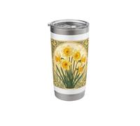 Bloom Bright The March Daffodil Spirit Stainless Steel Insulated Tumbler