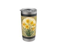 Bloom Bright The March Daffodil Spirit Stainless Steel Insulated Tumbler