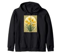 Bloom Bright The March Daffodil Spirit Zip Hoodie