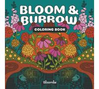 Bloom & Burrow: Cozy Fall Coloring Book for Adults & Teens Featuring Cute Animals, Pumpkins, Flowers, Fall, & Spooky Hygge Inspired Scenes - Bloomlee Coloring
