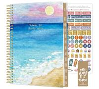 bloom daily planners 2026-2027 Academic Year Daily Planner (July 2026 - July 2027) - Aesthetic A5 Weekly & Monthly Calendar Agenda Organizer Book with Stickers - 5.5" x 8.25" - Coastal Calm
