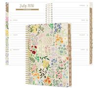 bloom daily planners 2026-2027 Academic Year Pocket Planner (July 2026 - July 2027) - SMALL 4” x 6” Weekly Monthly Agenda Organizer & Calendar Book - Garden Party, Beige