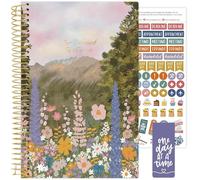 bloom daily planners 2026 Planner (January - December) Calendar Year Organizer - 5.5” x 8.25” - Weekly & Monthly Agenda Book with Stickers & Bookmark - Wildflower Mountainside