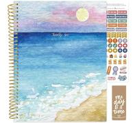 bloom daily planners 2026 Planner (January to December) - 8.5” x 11” Weekly & Monthly Dated Agenda Organizer Book with Stickers & Tabs - Flexible Soft Cover - Coastal Calm