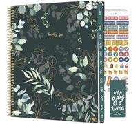 bloom daily planners 2026 Planner (January to December) - 8.5” x 11” Weekly & Monthly Dated Agenda Organizer Book with Stickers & Tabs - Flexible Soft Cover - Eucalyptus, Green