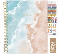 bloom daily planners 2026 Planner (January to December) - 8.5” x 11” Weekly & Monthly Dated Agenda Organizer Book with Stickers & Tabs - Flexible Soft Cover - Ocean Oasis
