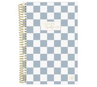 bloom daily planners 2026 Pocket Planner - 4” x 6” - (January 2026 - December 2026) - MINI Weekly/Monthly Agenda Organizer & Calendar Book - Checkered