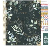 bloom daily planners HARDCOVER 2026 Planner (January to December) - 8.5” x 11” Weekly & Monthly Dated Agenda Organizer Book with Stickers & Tabs - Eucalyptus, Green