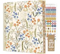 bloom daily planners HARDCOVER Planner 2026-2027 (8.5" x 11") Academic Year (July 2026 - July 2027) - Task Goal Planner for Women - Monthly & Weekly Inspirational Agenda Book - Whimsical Wildflowers