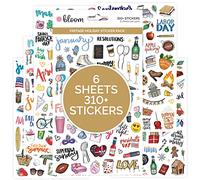 bloom daily planners Holiday Seasonal Planner Sticker Sheets - Vintage Seasonal Sticker Pack - Over 310 Stickers Per Pack!