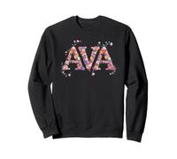 Bloom First Name AVA Personalized Girl Reunion Birthday Sweatshirt