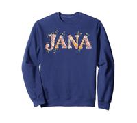 Bloom First Name JANA Girl Cottagecore Mom Gardencore Outfit Sweatshirt