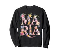 Bloom First Name MARIA Cottagecore Girl Personalized Sweatshirt