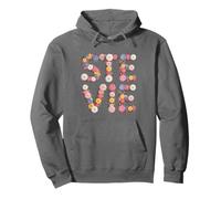 Bloom First Name STEVIE Personalized Girl Party Mom Themes Pullover Hoodie