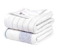 Bloom Imabari Towel Natural border bath towel set of 2 (Blue Grey) natural_bt2_bg