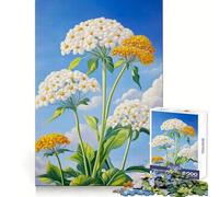 Bloom in Angelica Jigsaw Puzzles for Adults 1000 Piece Reasoning Practice Leisure Activity Premium Edges Warm Xmas Gift (50X75CM)