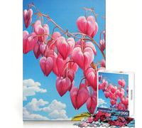 Bloom in Bleeding Hearts Jigsaw Puzzle 1000 Pieces Brain Exercise Soothing Hobby Precision Cut Holiday Present (38X52CM)