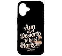 Bloom in the Desert - Isaiah 35:1 Spanish Bible Verse Case for iPhone 16