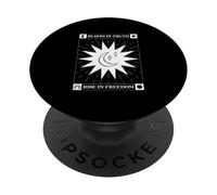 Bloom In Truth - Rise In Freedom (Boho Sun and Moon Graphic) PopSockets Adhesive PopGrip