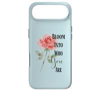 Bloom Into You Rose Quote Case for iPhone Air
