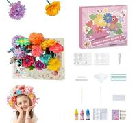 Bloom Joy Magic Petal Flower Kit, Bloom Joy Magic Petal Flower Art Kit, Fun Flowers Bouquet Craft Kit, DIY Colorful Bouquet Toys, Free to Match Colors (1 Set)