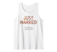 Bloom JUST Married 2026 Bride Babes Bridal in Progress Tank Top