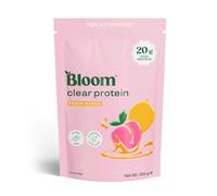 Bloom Nutrition Clear Protein Powder - Peach Mango Flavour - Whey Protein Isolate & Collagen Peptides - Light & Refreshing Protein Drink Mix - 20g Protein per Serving